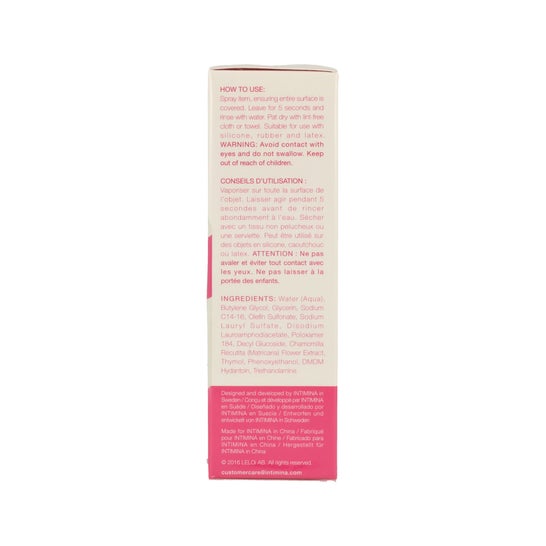 Intimina intimate accessory cleaner 75ml