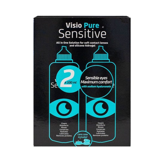 Visio Pure Sensitive Solución Lentillas 2x100ml