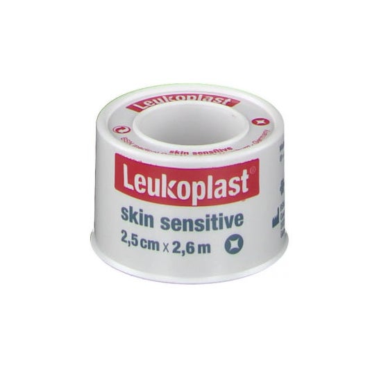 Leukoplast Esparadrapo con Adhesivo Skin Sensitive 2.5cm x 2.6cm sin Latex 1 Unidad