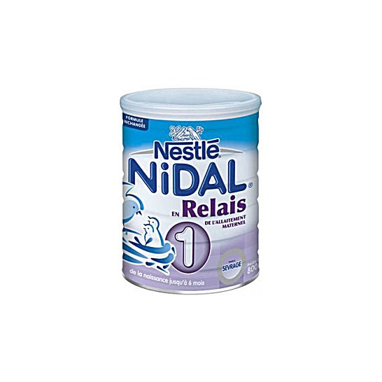 Lait en poudre Nidal 1 - de 0 à 6 mois, Nestlé (2 x 350 g)