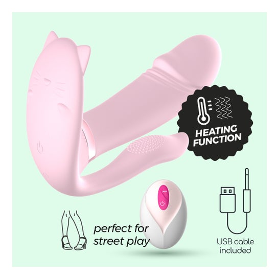Crushious Fritz Estimulador Mando Inalámbrico Rosa Pastel 1 ud