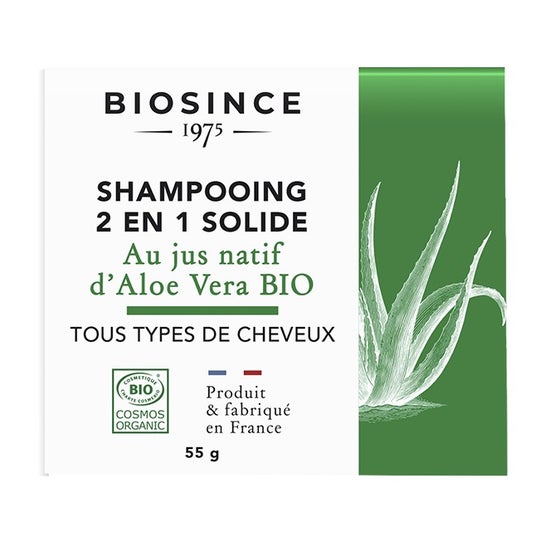 Bio Since 2 in 1 Aloe Vera Solid Shampoo 55g