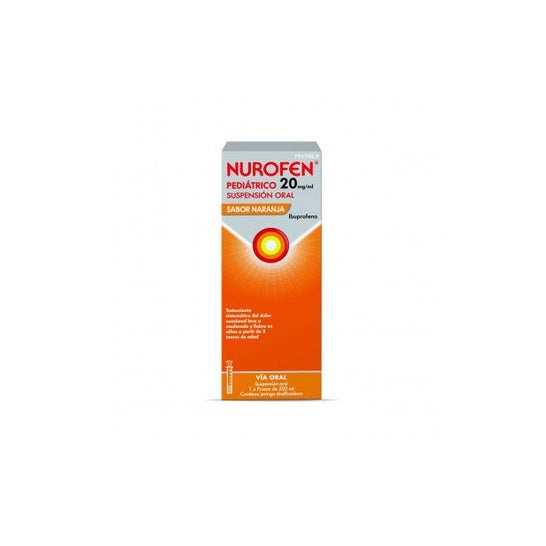 Nurofen Pediátrico 20mg/ml Sabor Naranja 200ml