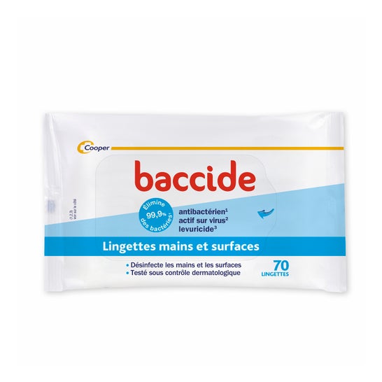 Baccide Hydroalcoholic Wipes 70uts