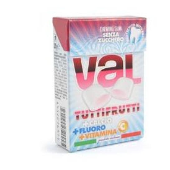 Val Chewing Gum Sin Azúcar Tutti Frutti 25g