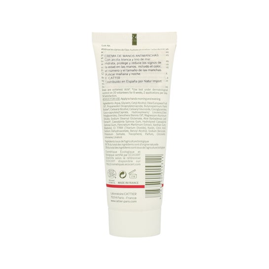 Cattier Crema de Manos Antimanchas Antiedad 75 ml