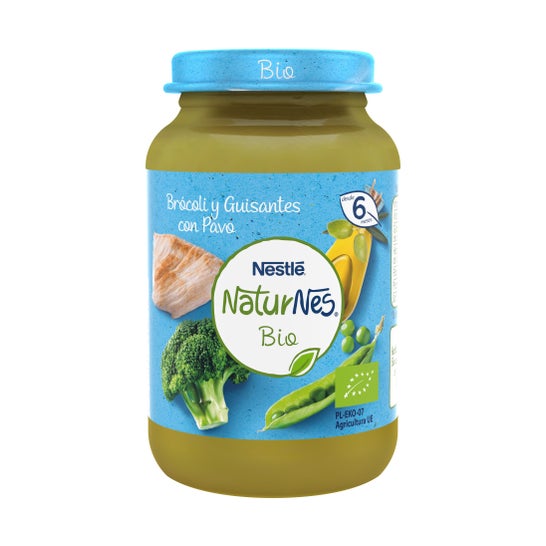 Nestle Naturnes Brócoli Guisantes y Pavo 190g