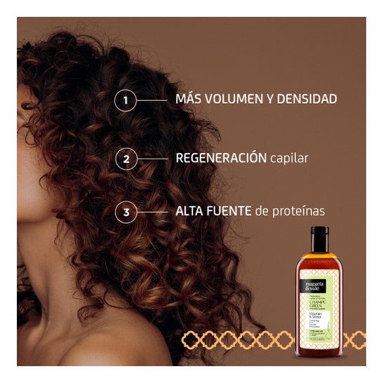 Nuggela & Sulé Champú Green Vegano Volumen y Grosor 250 ml