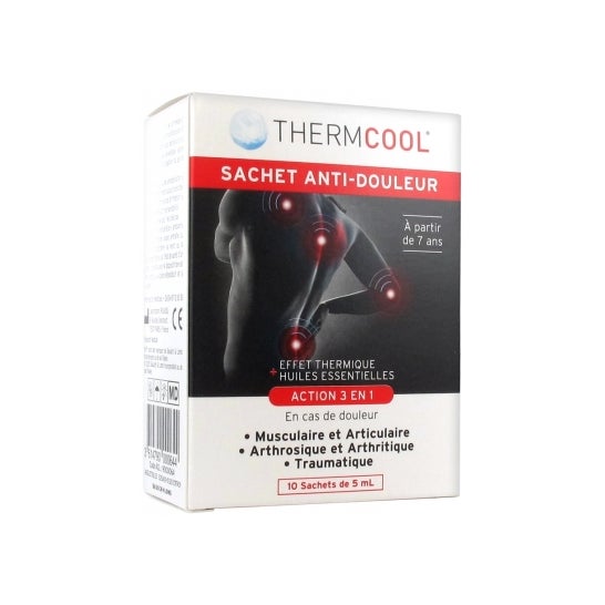 Thermocool Sachet Anti-Douleur Effect Thermique 3en1 10 Sachets