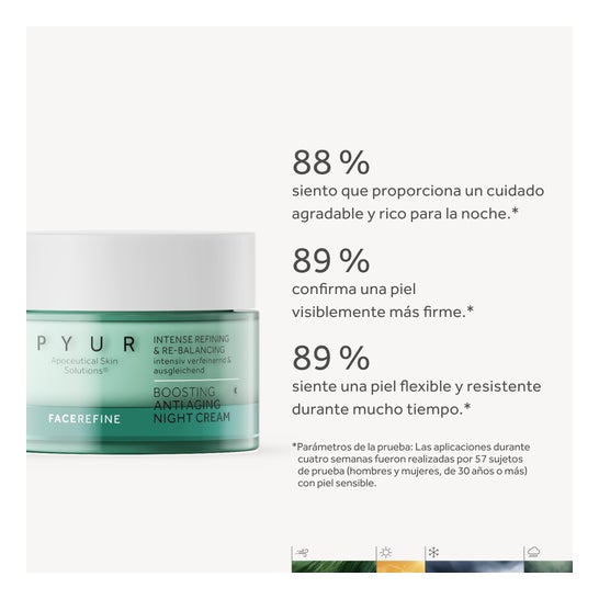 PYUR Boosting Anti Aging Crema Noche 50 ml
