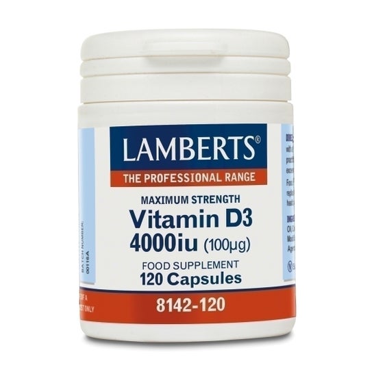 Lamberts Vitamina D3 4000 Ui 100µg 120comp