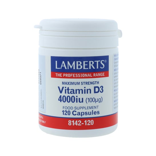Lamberts Vitamina D3 4000 Ui 100µg 120 comp
