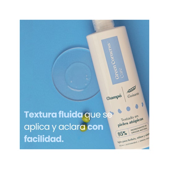 Green Cornerss Champu Guisante Cuero Cabelludo Sensible 300 ml