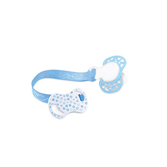 Nuvita Pacifier Holder With Ring Blue 1ud