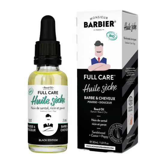 Monsieur Barbier Aceite Seco Bio Barba Cabello Black Editi 30ml