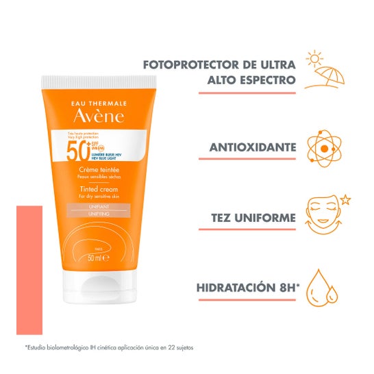 Avène Crema con Color SPF50+ 50 ml