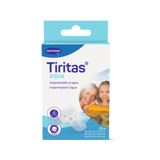 Hartmann Tiritas Aqua-Klebepflaster 3 Größen 20uds
