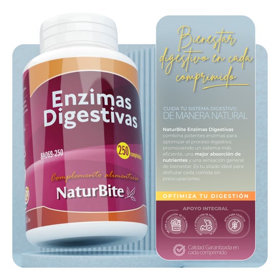 NaturBite Enzimas Digestivas 60comp