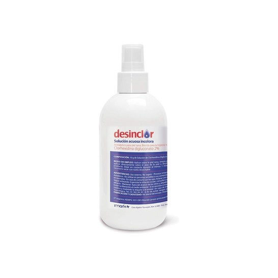 Desinclor Solución Acuosa Incolora Clorhexidina 2% Spray 250ml