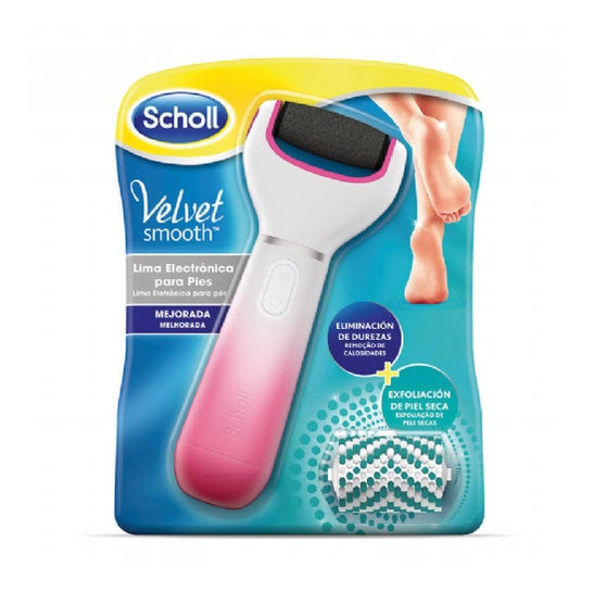 Scholl Velvet Smooth Electronic File With Pink Recamb