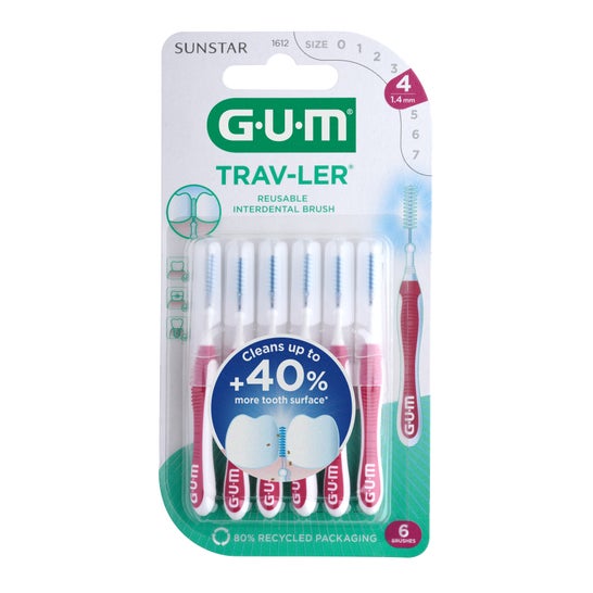 GUM® spazzola interdentale proxabrush trip 6pz