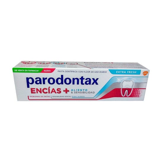 Parodontax Encías + Aliento & Sensibilidad Extra Fresh 75ml