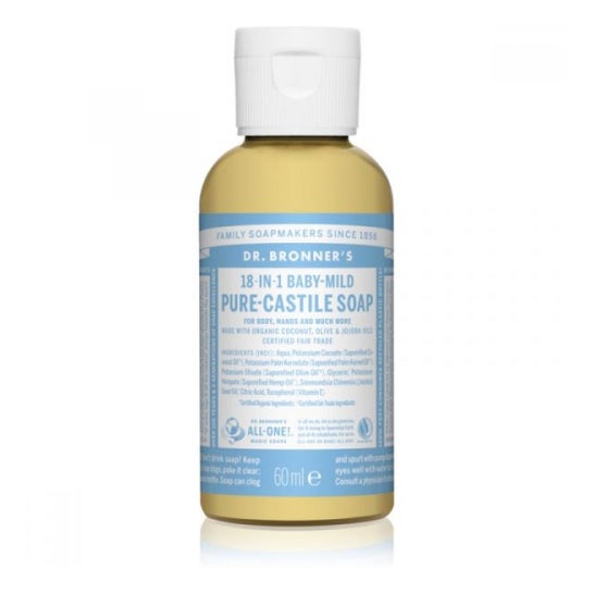 Dr. Bronner's Unscented Soap 60ml