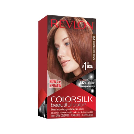 Revlon Colorsilk 55 Light Reddish Colorsilk Kit