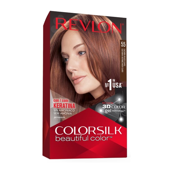 Revlon Colorsilk 55 Kit Colorsilk rossiccio chiaro