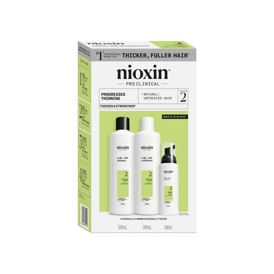 Nioxin System 2 Kit Tratamiento Cabello Natural Debilit Avanzado