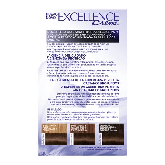 L'Oreal Excellence Brunette Tint 500 True Light Brown 1 ud