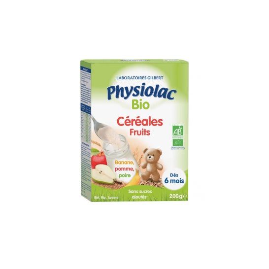 Cereal Physiolac Fruta Orgánica 200G