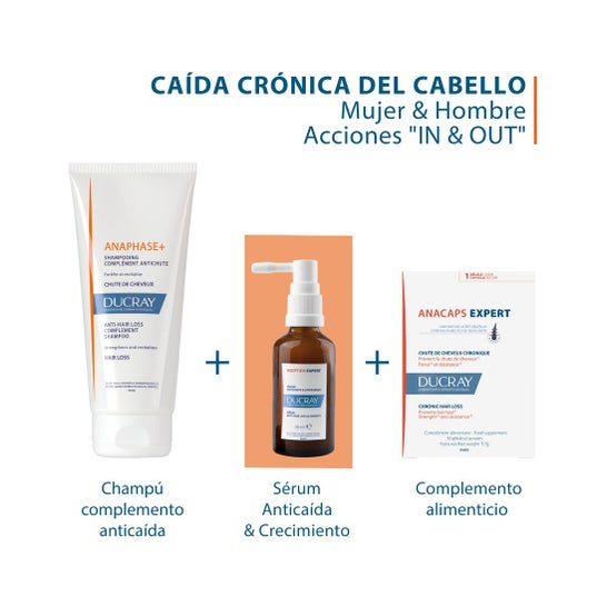 Ducray Anacaps Expert Caída del Cabello Crónica 90caps