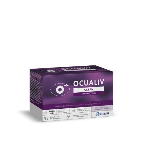 Ocualiv Clean 30 toallitas estériles