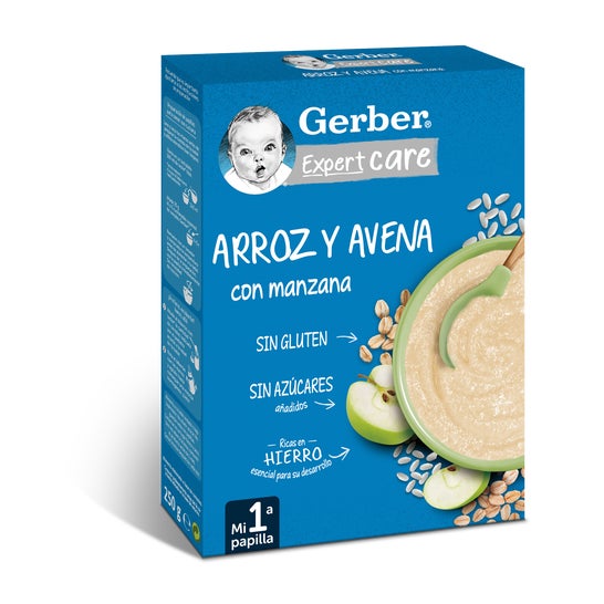 Gerber Expert Care Arroz y Avena con Manzana 250g