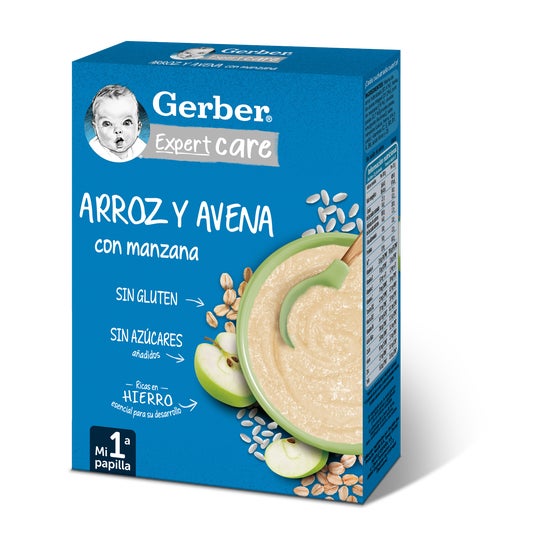 Gerber Expert Care Arroz y Avena con Manzana 250g