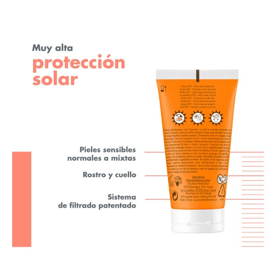 Avène Solar Fluido SPF50+ 50ml