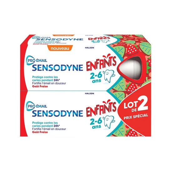Sensodyne Pack Pro-Email Dentifricio Bambini 2-6 Anni 2x50 ml