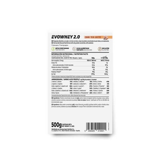 HSN Evowhey Protein Té Chai con Leche 500 g