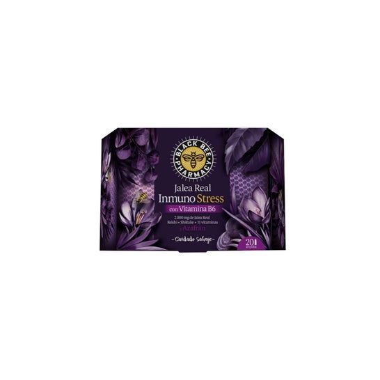 Black Bee Royal Jelly Immune Stress with 20 ampoules