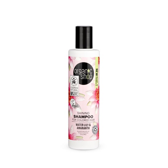 Organic Shop Water Lily & Amaranth Brightening Shampoo for Colour Treated Hair 280ml