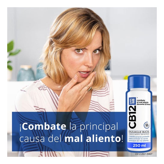 CB12 Enjuague Bucal para Mal Aliento Menta 250 ml