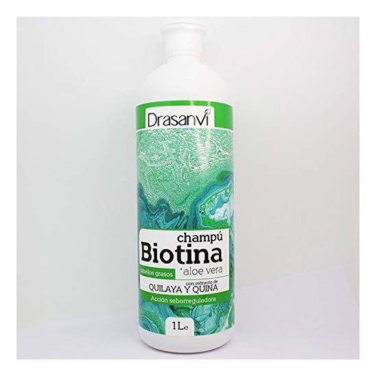 Drasanvi Champu Biotina Aloe Vera Cabello graso 1 L