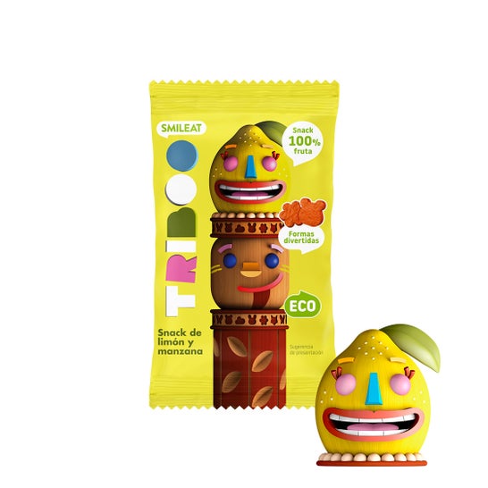 Smileat Triboo Snack Ecológico de Limón y Manzana 25 g
