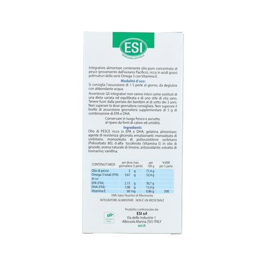 ESI Omega 3 Extra Pure 120 Perlas