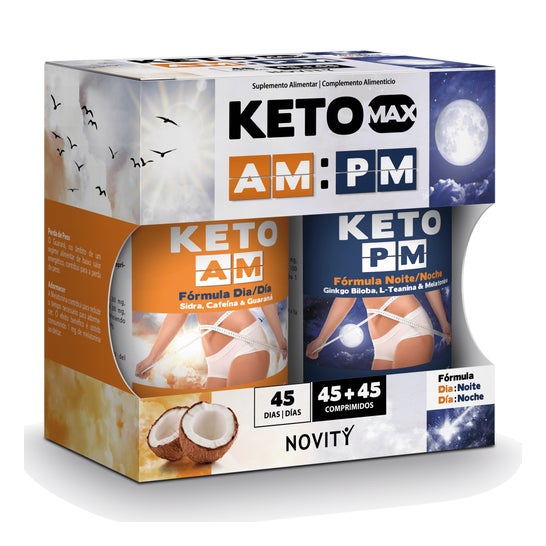 Novity Pack Keto Max Am:Pm 45+45comp