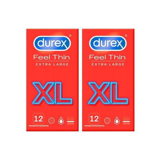 Durex Sensitivo Xl Preservativos 2x10uds
