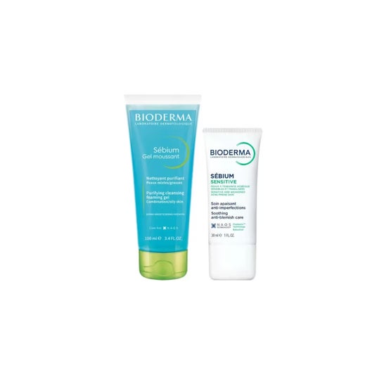 Bioderma Pack Sébium Sensitive Creme 30ml + Sébium Gel 200ml