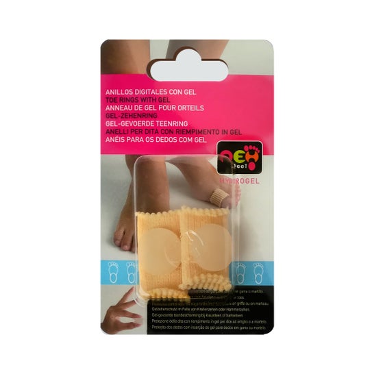 Anéis digitais Neh Feet com gel TP 2uds