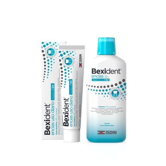 ISDIN Bexident Encías Pack Pasta Dental 125ml + Colutorio 500ml